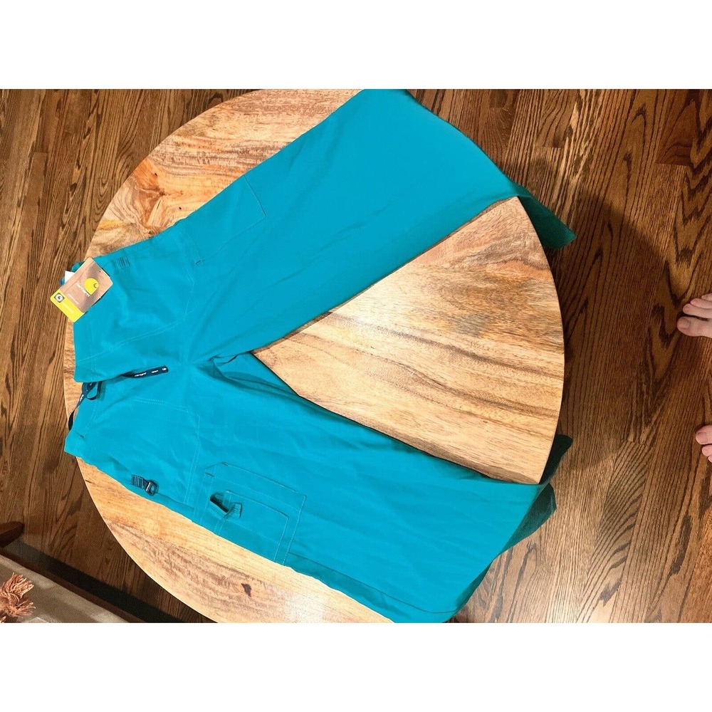 Carhartt Cross-Flex Pants Womens Regular S Green Utility Boot Cut Pant Scrub NWT